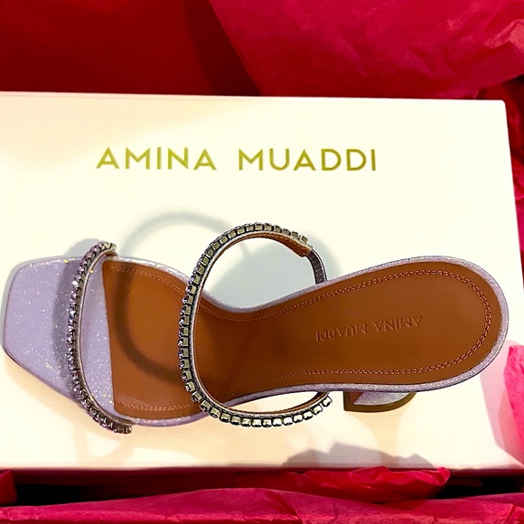 Amina Muaddi Gilda heels - Picture 3 of 5